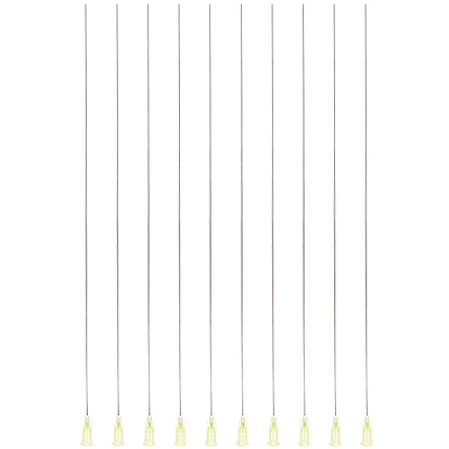 10шт. 304 Дозирующая игла с тупым наконечником из нержавеющей стали и полипропиленовым замком Люэра, иглы аппликатора иглы шприца для измерения жидкости ремесла эпоксидной смолы