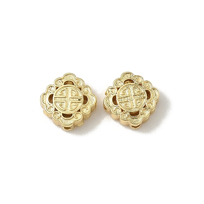 Ромб латунные бусины, ионное покрытие (ip), долговечный, без свинца и без кадмия