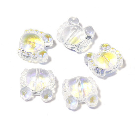 Perles de verre tchèques transparentes, animaux