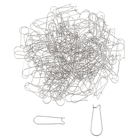 304 Настройки нержавеющей стали серьга, 22 датчик, 33x12.5x0.5 мм, штифты : 0.6 мм