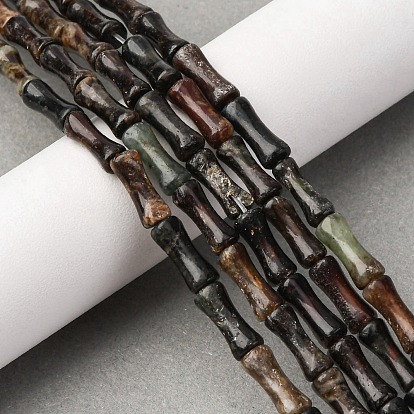 Природного биотита нитей бисера, бамбуковая форма