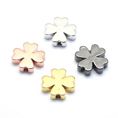 Brass Beads, Cadmium Free & Nickel Free & Lead Free, Clover