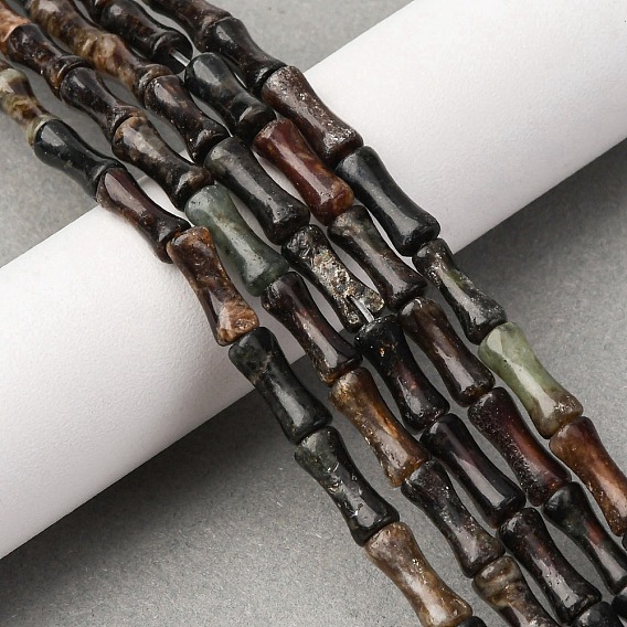 Природного биотита нитей бисера, бамбуковая форма