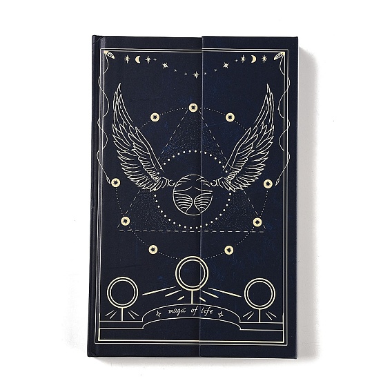 Бумажный волшебный блокнот, блокнот с магнитной пряжкой, дневник путешествия, прямоугольные