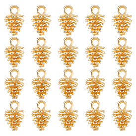 20 шт. Латунные подвески, сосновые шишки