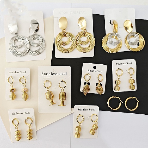 304 из нержавеющей стали болтаться серьги