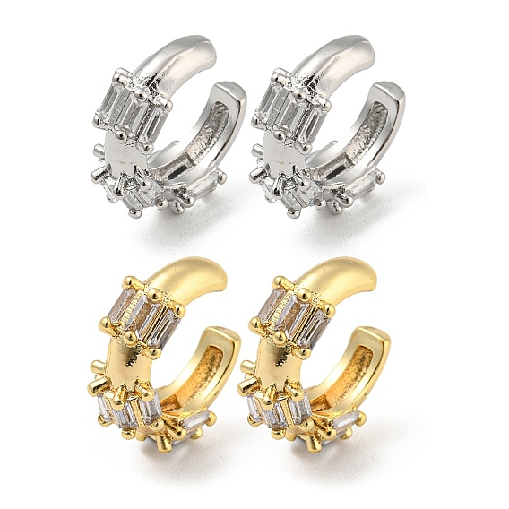 Серьги-манжеты из циркония, долговечный, без кадмия и без свинца