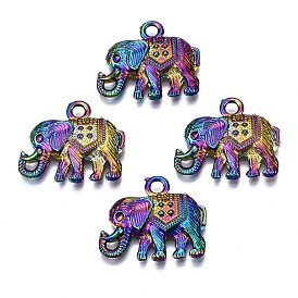 Alloy Pendants, Cadmium Free & Nickel Free & Lead Free, Elephant