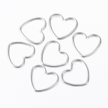 304 выводы из брелка из нержавеющей стали, сердце