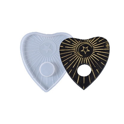 Planchette Silicone Molds, Resin Casting Pendant Molds, For UV Resin, Epoxy Resin Jewelry Making