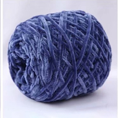 Wool Chenille Yarn, Velvet Cotton Hand Knitting Threads, for Baby Sweater Scarf Fabric Needlework Craft