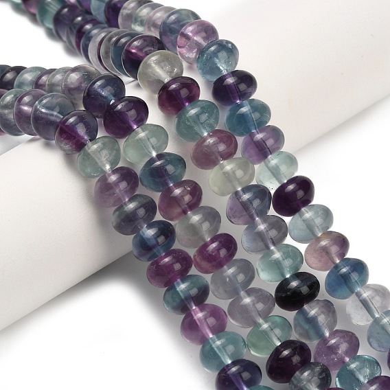 Природного флюорита бисер нитей, рондель