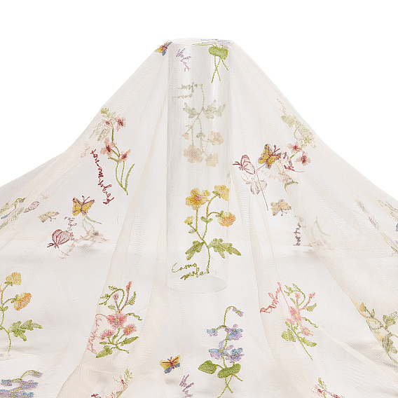 Полиэфирная ткань, аксессуары для одежды для свадебного платья, цветочным узором