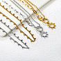 304 collares con colgante de acero inoxidable para mujer