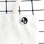 Creative Yin Yang Brooch Pin for Birthday Gift - Cute Cartoon Dog Paw Design