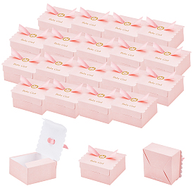 Nbeads 20pcs boîtes en carton, pour des bonbons, paquets cadeaux, Rectangle avec motif de lapin