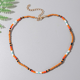 Bohemian Handmade Beaded Necklace - Creative and Exquisite Beaded Pendant.