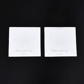 Rectangle Cardboard Jewelry Display Cards, for Earring, Jewelry Hang Tags