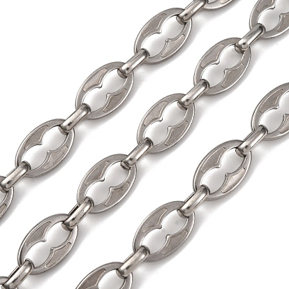 304 цепи овальные из нержавеющей стали, несварные