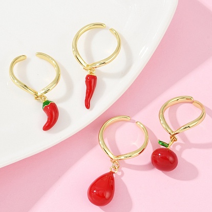 Латунные эмалевые открытые манжеты для женщин, стойки покрытие, прочное покрытие, без кадмия и без свинца