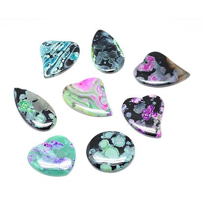 Natural Agate Stone Pendants, Mixed Shape