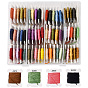 80 карты 6 полиэстеровые нитки для вышивания, нитки для вышивки крестом