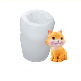 Cat Food Grade Silicone Molds, Fondant Molds, Resin Casting Molds, for Chocolate, Candy, UV Resin & Epoxy Resin Decoration Making