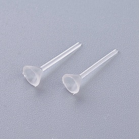 Plastic Stud Earring Findings,