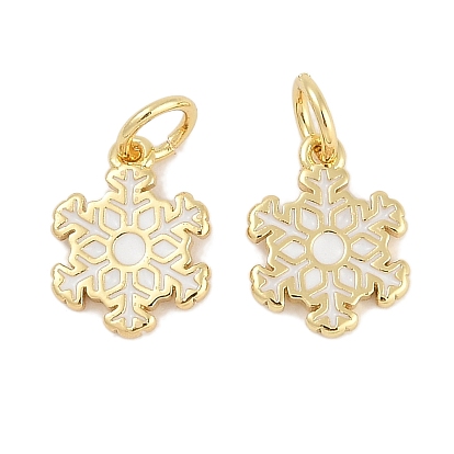 Латунь эмаль прелести, с целью перехода в кольце, долговечный, без свинца и без кадмия, снежинка очарование, стойки покрытие