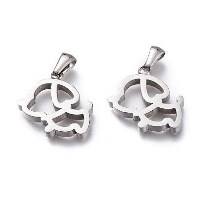 Ионное покрытие (ip) 304 подвески из нержавеющей стали, ручная полировка, полый, собака