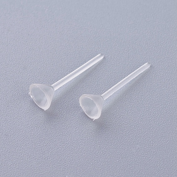 Plastic Stud Earring Findings,