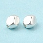 Long-Lasting Plated Alloy Beads, Cadmium Free & Nickel Free & Lead Free, Polygon