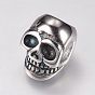 304 Stainless Steel Beads, Skull