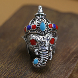 DIY Alloy Tee Accessories Elephant Elephant Buddha Head Bodhi Beads Accessories Accessories Jewelry Connection Accessories