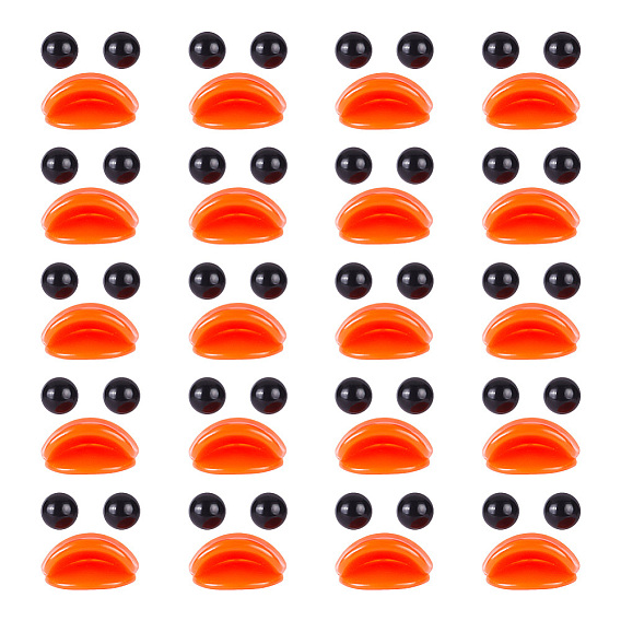 20шт. пластиковая кукольная утка, рот и 40шт. кабошоны для глаз, для изготовления кукол своими руками