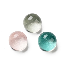 Translucent Resin Decoden Cabochons, Half Round/Dome