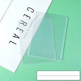 Plastic Card Holder, Key Card Tag Holder, Rectangle, Vertical