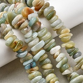 Натуральный цветок амазонитовые бусины пряди, самородки