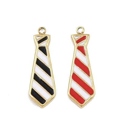 304 нержавеющей стальной эмали подвески, связать, ионное покрытие (ip), ручная полировка, реальный 18 k позолоченный