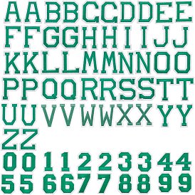 Компьютеризированная вышивка ткань железа на патчи, аксессуары для костюма, аппликация, буква ~ z & число 0~9