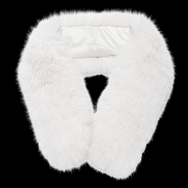 1Ошейник из искусственной лисьей шерсти для женщин (шт.)