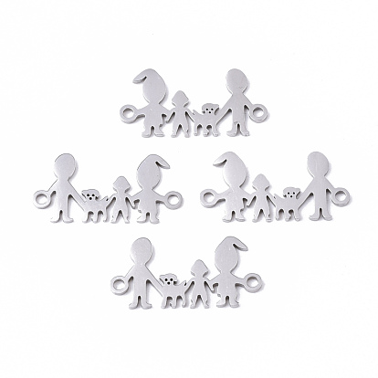201 Stainless Steel Links Connectors, Laser Cut, Family