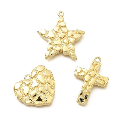 Латунные подвески, без кадмия и без свинца, долговечный, реальный 18 k позолоченный, стойки покрытие