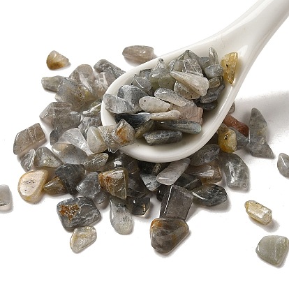 Природные лабрадорита бисер, бусины без отверстий , чипсы