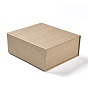 Carton pliable, boîte à rabat, coffret cadeau magnétique, rectangle