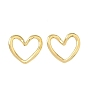 Латунные соединительные колечки, без кадмия и без свинца, сердце