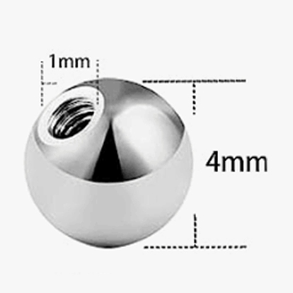 Stainless Steel Ear Nuts, Round