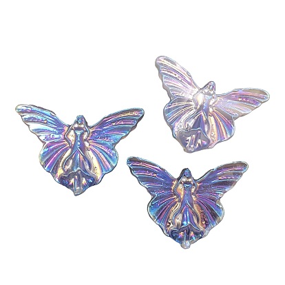 Glass Angel Figurines Statues for Home Office Desktop Decoration