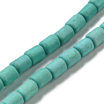 Synthetic Turquoise Beads Strands, Column