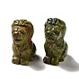 Natural & Synthetic Gemstone Home Display Decoration, 3D Lion